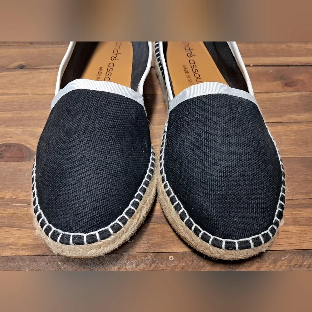 Andre Assous Canvas Espadrilles Size 11